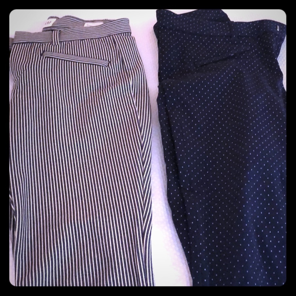2 Skinny ankle pants size 0
